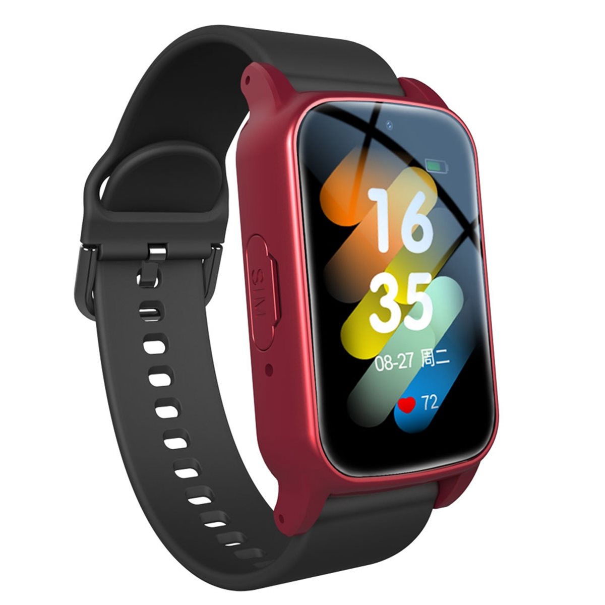Fall Detection Watch - 4G Elderly Smart Watch with GPS,SOS,Fall