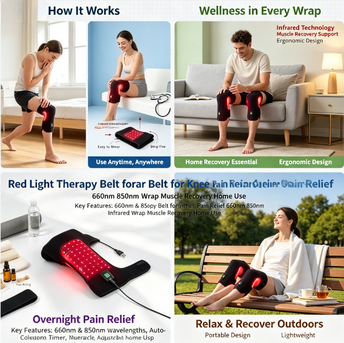 Smart Timer Red Light Therapy  - Smart Knee Wrap recension och pris
