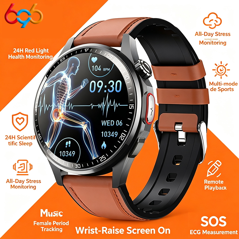 Men Smart Watch Ultra HD Scree - Fall Detection Watch recension och pris