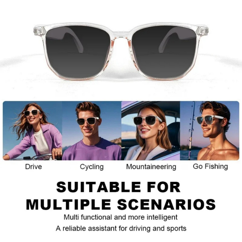 1 pair AI smart glasses Blueto - Smart Glasses Lens recension och pris