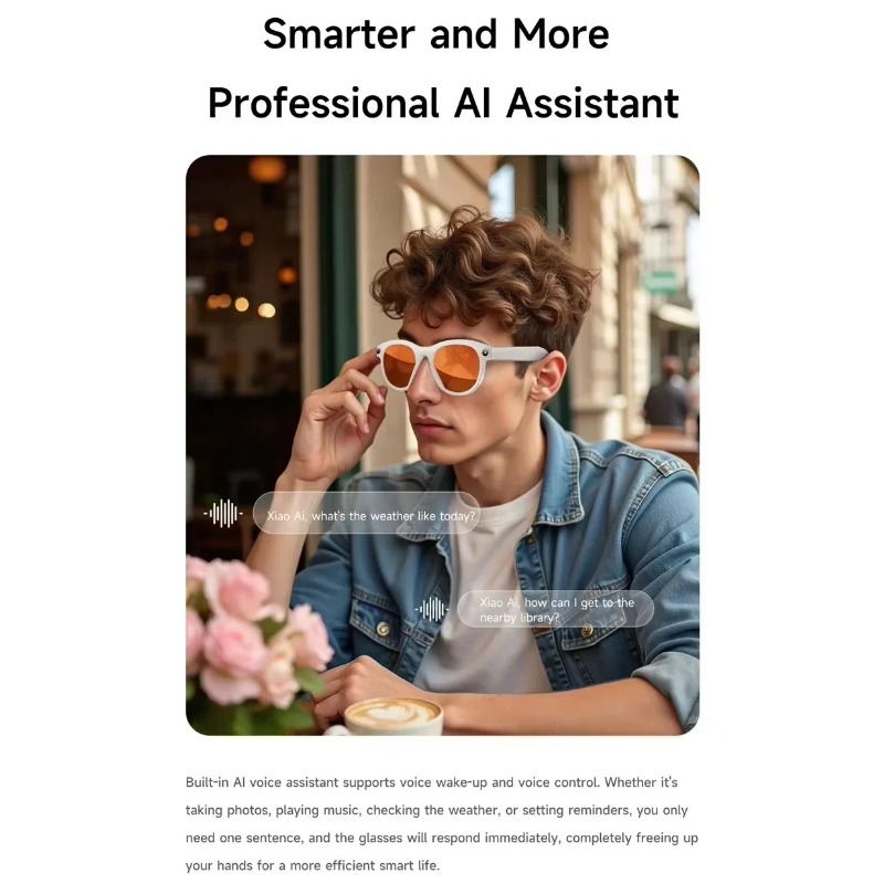 8KHD Smart AI Glasses Color Ch - Smart Glasses Lens recension och pris