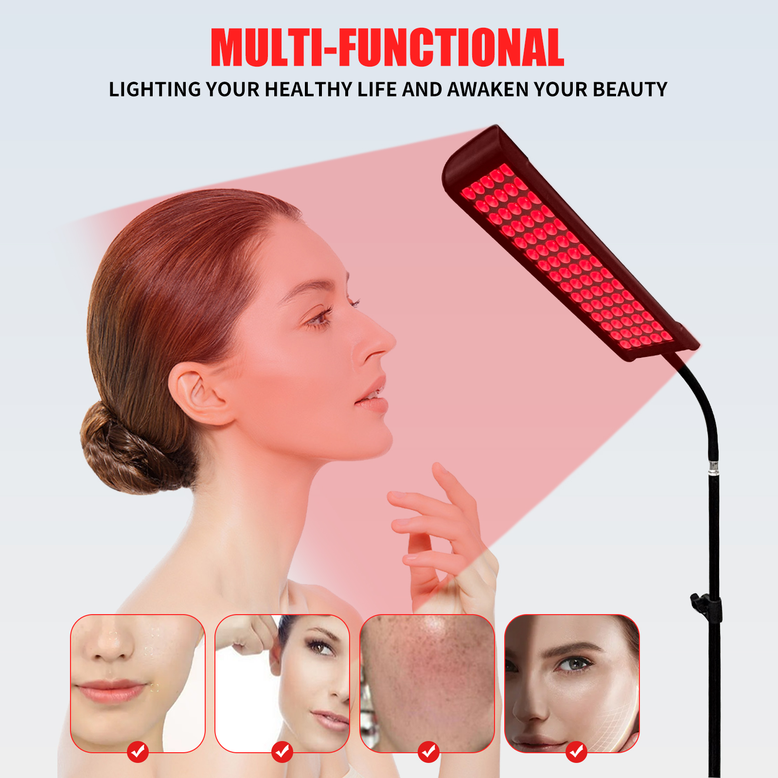 Red Light Therapy Panel Lamp L - Galvanic Skin Sensor recension och pris