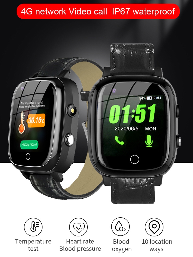 Elderly Smart Watch For Senior - Fall Detection Watch recension och pris
