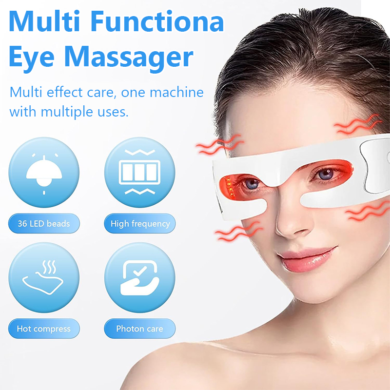 Red Light Theraphy Eye Massage - Light Therapy Glasses recension och pris