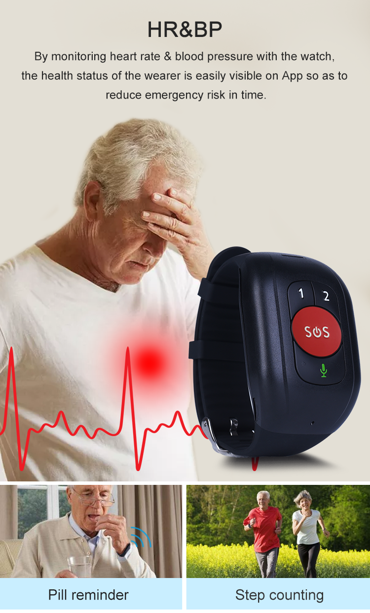 4G Smart GPS Tracker Watch for - Fall Detection Watch recension och pris