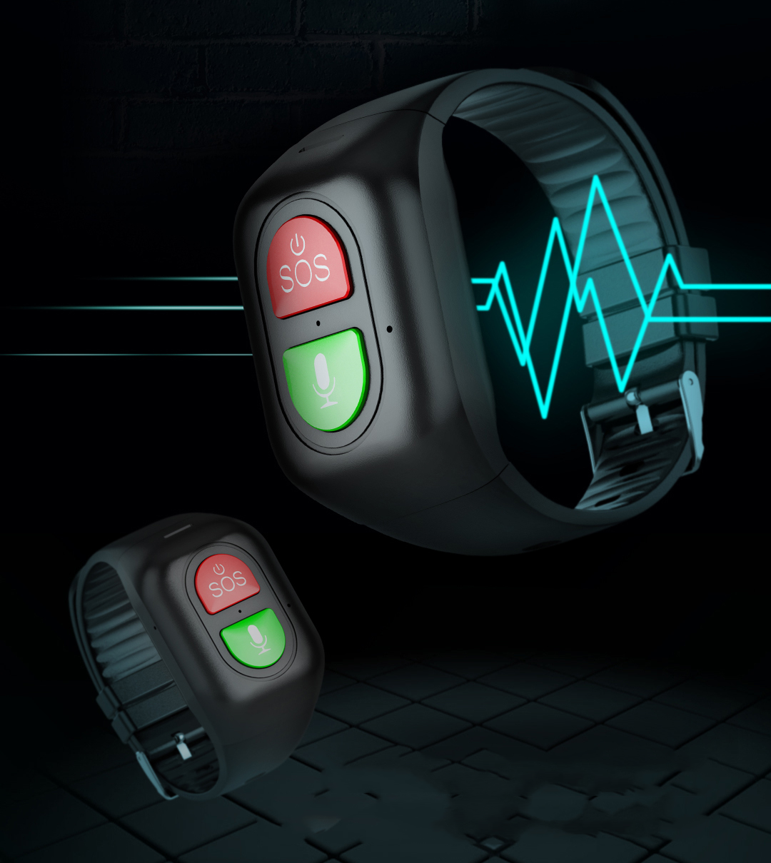 Elderly Smart Watch 4G Sim Car - Fall Detection Watch recension och pris