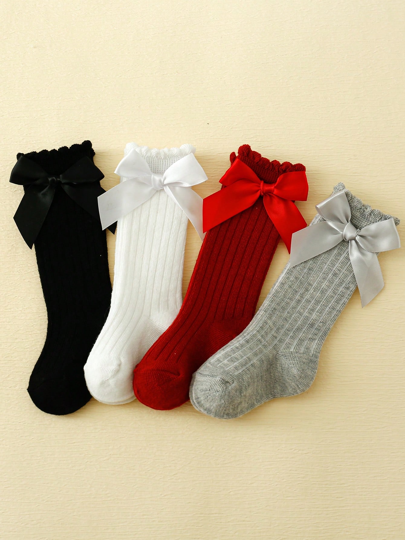 4/5 Pairs Baby Girls Long Knee - Baby Sock Oximeter recension och pris
