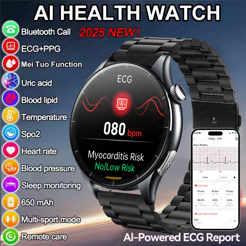 ECG Health Diagnosis Smart Wat - Fatigue Band Monitor recension och pris