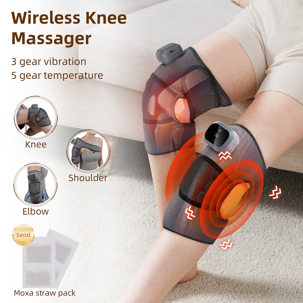 3 in 1 Cordless Heating Vibrat - Smart Knee Wrap recension och pris