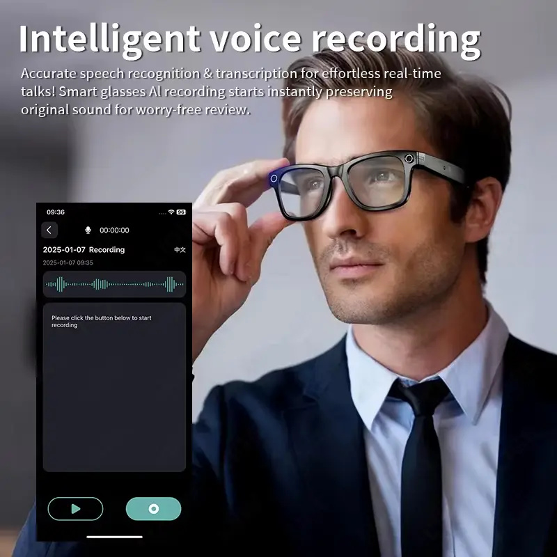 AI Smart Glasses with 8MP Came - Smart Glasses Lens recension och pris